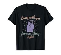 Being with You is My Favorite Thing Romantic Hug Design T-Shirt