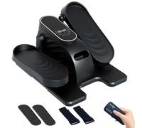 Beinilai Under Desk Elliptical Machine, Elliptical Pedal Exerciser with Smart Remote, 15 Adjustable Speed,Quiet and Portable Electric Stepper with Non-Slip Pad for Home/Office