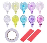 beinkmake 2 Set Diamond Painting Pen Scroll Wheel, 10 PCS Color Drill Wheels with Double-Sided Tape 4 Sticky Pads, 360 Fast Point Pen for DIY 5D Gem Painting, Cross Stitch Craft Accessories