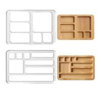 beinkmake 2Pcs Rectangle Router Template for Woodworking, Clear Acrylic Inlay Template, Decorative Tracing Guide Tool for Charcuterie Board DIY Craft Woodworking Project