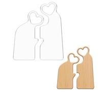 beinkmake 2Pcs Router Templates Acrylic Clear Valet Tray Router Template Woodworking Kitchen Inlay Templates Charcuterie Board Handicraft Decorative 6.3x15.7 inch