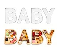 beinkmake 4pcs Letter Router Template B A B Y Acrylic Router Template for Woodworking Drawing Inlay Templates for Wood Decorative Clear 9.84 x 11.81 inch