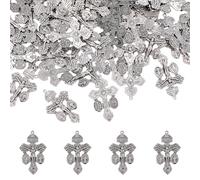 beinkmake 60Pcs Catholic Pardon Crucifix Bulk, Rosary Crosses Charms Pendants Pardon Crucifix, Rosary Making Supplies for Catholic Crafts, La Cruz Del Perdon Catolica