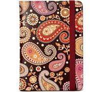 beinkmake Boho Paisley Passport Holder for Travel Slim PU Leather Passport Cover Travel Wallet Warm Tone Pattern Passport Wallet for Women, Family Vacation, Gifts