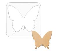 beinkmake Butterfly Router Template Acrylic Clear Valet Tray Router Template for Woodworking Drawing Inlay Templates Charcuterie Board Handicraft Decorative
