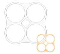 beinkmake Circle Router Template Acrylic Clear Valet Tray Router Template for Woodworking Drawing Inlay Templates Charcuterie Board Handicraft Decorative 9.8x9.8 inch