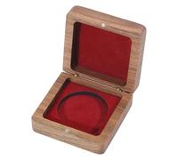 beinkmake Coin Display Case Matched by Red Velvet Insert Wooden Protective Storage Case and Gift Box for Silver Coins Challenge Coins and Commemorative