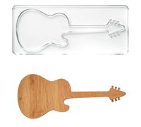 beinkmake Guitar Router Template for Woodworking, Clear Acrylic Inlay Template, Decorative Tracing Guide Tool for Creating Unique Inlays in Signs DIY Craft Woodworking Project