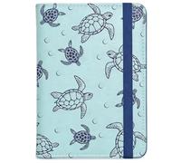 beinkmake Line Art Sea Turtle Passport Holder for Travel, 5.9" x 4.3"