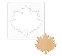 beinkmake Maple Leaf Bird Router Template Acrylic Clear Valet Tray Router Template for Woodworking Drawing Inlay Templates Charcuterie Board Handicraft Decorative 7.9x7.9 inch