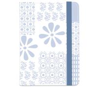 beinkmake Passport Holder Leather Travel Document Organiser Passport Cover Wallet with Credit Card Slots for Business Holiday, Blue pattern