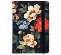 beinkmake Passport Holder Travel Document Wallet Passport Cover with Credit Card Slots for Women Men Business Tourism Slim PU Leather, flower