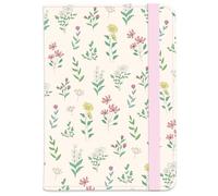 beinkmake Passport Holder Travel Document Wallet Passport Cover with Credit Card Slots for Women Men Business Tourism Slim PU Leather, elegant flower