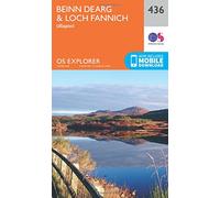 Beinn Dearg & Loch Fannich Map | Ullapool | Ordnance Survey | OS Explorer Map 436 | Scotland | Walks | Hiking | Maps | Adventure