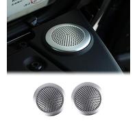BEINSTOCK For Defender 110 Car Styling Aluminum Alloy Dashboard Circular Speaker Cover Trim For Jag XE XF Accessories Side Dashboard Speaker Cover Trim