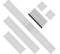 BEIQIYA 5 Pack Hair Finishing Fixer Waver Comb, U-Shape Wig Clips with 5 Styles, Adjustable Invisible Hair Styling Tools for Braids Curly Updo Hairstyles- Black