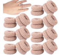 BEIQIYA Cotton Finger Cots Anti Slip Elastic Breathable for Construction Gardening Kitchen Carving Skin Color 15 Pieces