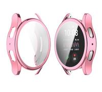 BeisDirect 2 Pack for Samsung Galaxy Watch 7 40mm 44mm Protective Case with Screen Protector, Soft TPU Shockproof All-Around Bumper Shell Full Protective Cover (Pink, 44mm)