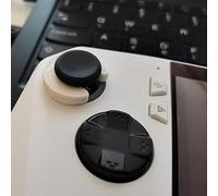 BeisDirect 2 Pcs Console Joystick Holder Anti-Drift Protector Stick Locks Compatible with Asus Rog Ally / PS5 / Xbox/Steam Deck/Switch Pro Joystick Protector Ring (White)