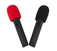 BeisDirect 2 Pcs Wireless Handheld Microphone Cover for JBL PartyBox Encore 2 Wireless Mic/PartyBox Encore Wireless Mic, Windproof Anti-Saliva Washable Sponge Foam Mic Cover Microphone Windscreen