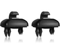 BeisDirect 2Pcs Inner Sun Visor Clip, Auto Sun Visor Holder Hook Bracket Hanger For A1 A3 A4 A5 Q3 Q5 S3 S4 S5 TT Allroad 8U0857562A (Black)