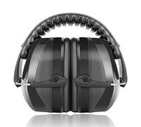 BeisDirect Adjustable Ear Defenders Noise Cancelling Headphones Earmuffs Hearing Protection Ear Defenders Noise Reduction For Sport Shooting For Adults Children, 20x14.5x9.5cm (Black)
