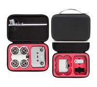 BeisDirect Carrying Case for DJI Neo Fly More Combo Accessories, Portable EVA Storage Travel Bag for DJI Neo, Compatible with RC-N3 Remote Controller, Two-Battery, Charging Hub (Red Lining)