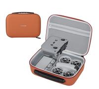 BeisDirect Carrying Case for DJI NEO, Waterproof Hard Travel Case Large Capacity Storage Bag for DJI NEO Drone, RC-N3 Controller, Battery Charging Hub, Propellers and Accessories (Orange)