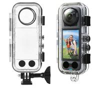 BeisDirect Dive Case For Insta360 X4 Waterproof Case Housing Underwater 60M Protector Invisible 360° Fully Diving Shell Water Case for Insta 360 X4 Camera Accessories (Glasses)