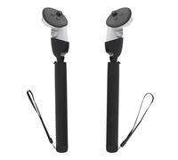 BeisDirect Dual Handles Extension Grips for Meta Quest 3 Gamepad Sport Grip for Quest 3 Controllers Playing Beat Saber Games, VR Controllers Handle AccessoriesS