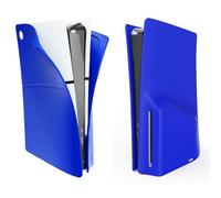 BeisDirect Faceplates Cover Silicone Skin Cover for PS5 Slim Disc Edition, Anti-Slip & Scratch Dust Proof Silicone Protective Case for PlayStation 5 Slim Console Accessories (Blue)