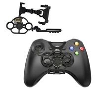 BeisDirect Gaming Racing Wheel, Mini Steering Wheel for XBOX 360 Wireless Game Controller Auxiliary Replacement Accessories for XBOX 360 Controller, Black