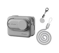 BeisDirect GO 3 Silicone Protective Case for Insta 360 GO3 Protective Case Silicone Case Silicone Protective Cover for Insta 360 GO 3 Action Camera Accessory (Grey)