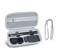 BeisDirect Hard Carrying Case for Insta360 X6 Essentials Bundle, Waterproof Travel Storage Bag Portable PU Protective Cover Hard Shell with Shoulder Strap for Insta 360 X6 Camera Accessories (Gray)