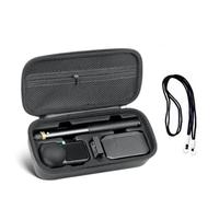 BeisDirect Hard Carrying Case for Insta360 X6 Essentials Bundle, Waterproof Travel Storage Bag Portable PU Protective Cover Hard Shell with Shoulder Strap for Insta 360 X6 Camera Accessories (Black)