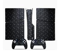 BeisDirect Head Case Compatible with Sony PS5 Slim Console Disk Edition Carbon Fiber Skin Decals Cover Sticker Host Center Decals Game Console Accessories (E)