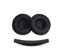 BeisDirect Headphones Ear Pads Cushion Foam Cover + Headband Replacement for JBL Tune 600 T450 T450BT T500BT JR300BT Headphone, Headsets Leather Foam Earpads Ear Cups Cushions Covers (Black)
