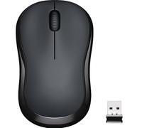 BeisDirect M220 Silent Wireless Mouse 2.4GHz with USB Mini Receiver 1200DPI Optical Tracking 3 Buttons Mute Mouse For Computer PC Laptop Notebook (Black)