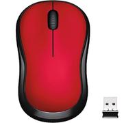 BeisDirect M220 Silent Wireless Mouse 2.4GHz with USB Mini Receiver 1200DPI Optical Tracking 3 Buttons Mute Mouse For Computer PC Laptop Notebook (Red)