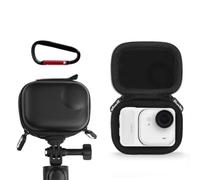BeisDirect Mini Carrying Case for Insta360 GO Ultra, Body Sports Camera Storage Bag Protective Cover PU Hard Shell Travel Protector Portable Organizer Bag with Carabiner