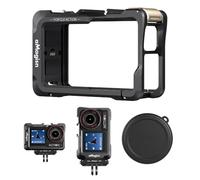 BeisDirect Protective Cage with Lens Cover For DJI Osmo Action 5 Pro/4/3 Metal Case Housing Shell Case Cover Premium Horizontal and Vertical Shooting Protective Frame