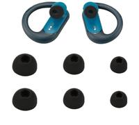 BeisDirect Replacement Earbuds Tips For JBL ENDURANCE PEAK 3 Ear Tips Earbud Covers Silicone Earcups For JBL ENDURANCE PEAK3 Ear Caps Bluetooth Headset Accessories (Black)