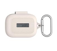 BeisDirect Silicone Case Cover for EarFun Air Pro4 Wireless Earbuds, Silicone Protective Case Headphone Case Cover Drop-Proof Protective Sleeve Skin with Hook (White)
