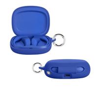 BeisDirect Silicone Case Cover for JBL Endurance Zone Headphone Protective Case Shockproof and Dustproof Wireless Earbuds Case Silicone Protective Sleeve Skin with Hook (Blue)