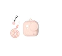 BeisDirect Silicone Case for Insta360 GO Ultra Action Camera Protective Cover with Lens Cap & Strap, Protective Sleeve Soft Shell Cover Skin Shockproof Drop-Proof Protector Case (Pink)