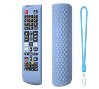 BeisDirect Silicone Remote Controller Case For Samsung Smart TV Shockproof Remote Control Sleeve Protective Cover for Samsung BN59-01315A BN59-01315B BN59-01315E BN59-01315L (Luminous Blue)