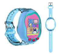 BeisDirect Silicone Watch Band For Tamagotchi Uni (2023) Pet Game Console, Wristband for Tamagotchi Uni Virtual Pet Machine, TPU Protective Case Tamagotchi Uni Watch Strap for Kids Teen Adults (Blue)