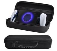 BeisDirect Storage Case for Sony Playstation Portal Handheld Gaming Console, EVA Hard Storage Bag Portable Travel Carrying Case for Playstation Portal Accessories (Artificial Leather)