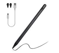BeisDirect Stylus Pen Pressure Sensitive Pens for ipad Huawei XiaoMi MiPad 5 Pro 11" 2021 MiPad5 Tablet Pen Rechargeable Input Pens Active Pen Touch Stylus Pen (Black)