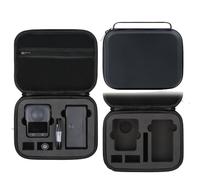 BeisDirect Travel Carrying Case for DJI Osmo 360 Accessories, Portable PU Storage Bag for DJI Osmo 360 Camera, Battery Case, Lens Silicone Case and Quick-Release Adapter Mount (Black)